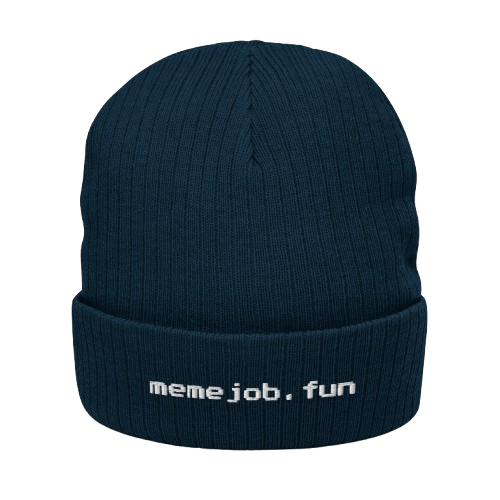 memejob Dark Knit Beanie